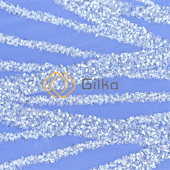 Bestway New Sequins Embroidery Lace Bridal Fabric for Wedding Party