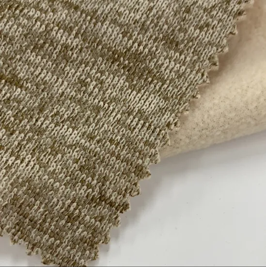 스웨터를 위한 직물 공급자 직물 의복 옥외 거친 바늘 Fabric100 폴리에스테 양이온 양털 뜨개질을 한 스웨터 직물 직물
